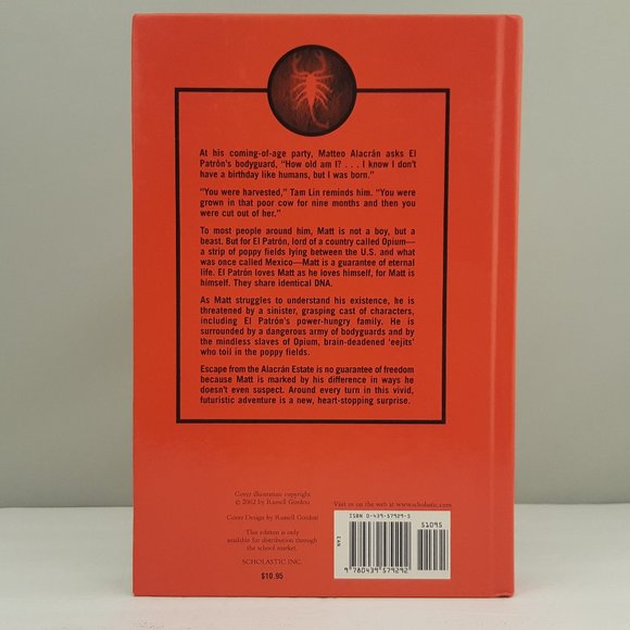 THE HOUSE OF THE SCORPION by Nancy Farmer Hardcover NO Dust Jacket 2002 - Picture 2 of 7